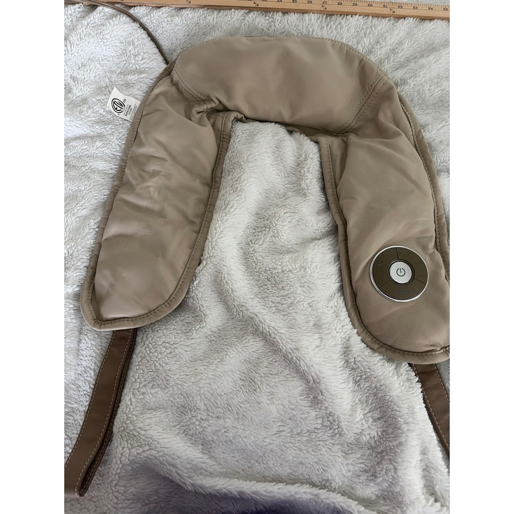 Brookstone Neck and Shoulder Massager Pro Tan Heat Corded TS-502-BK-PRO-K